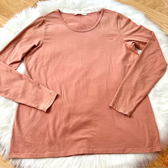 Peruvian Connection Long Sleeve Scoop Neck Layering Shirt Size XXL - Picture 2 of 6
